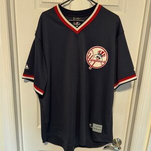 Majestic MLB Players Choice Signature Series Mark Texeira V neck XL